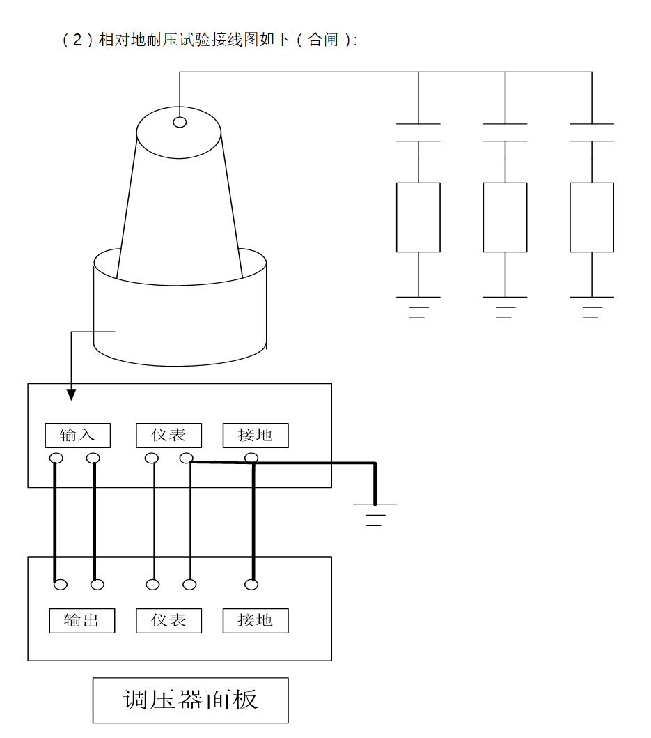 斷路器耐壓試驗(yàn)